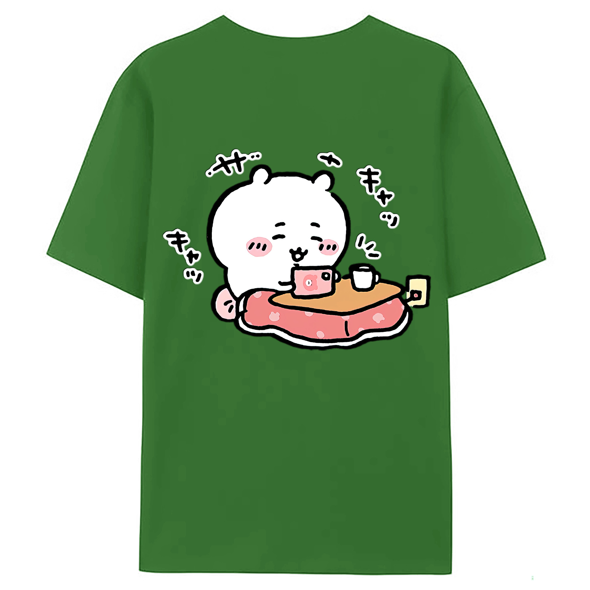 （画像用） ちいかわ ちいかわ Chii-kawa chiikawa レディース半袖Tシャツ(バックプリント)